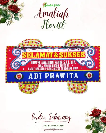 Papan Bunga Ucapan Selamat Songgom Lor